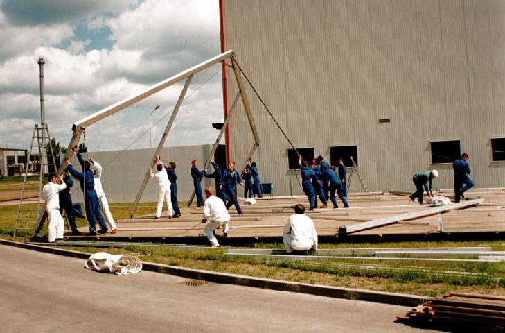 demonta namiotu FFP 10.06.1995